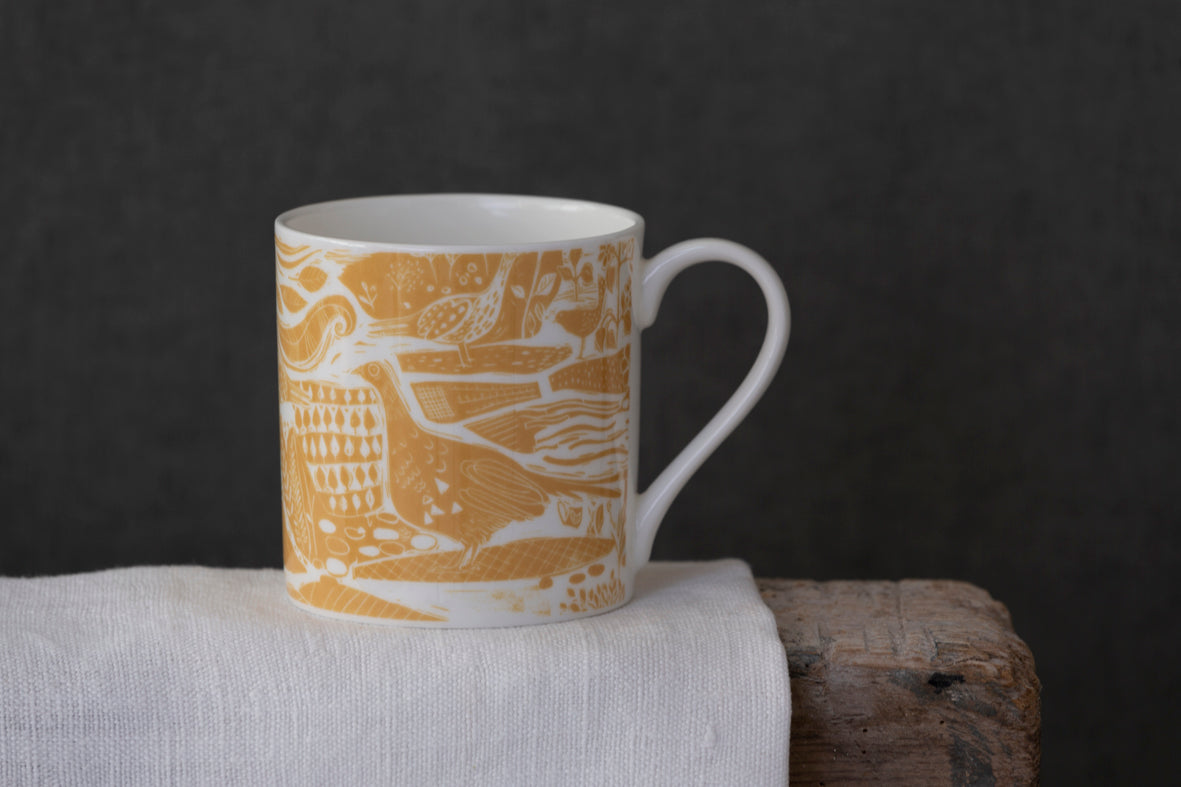 Sam Wilson Through The Fields Ochre Mug