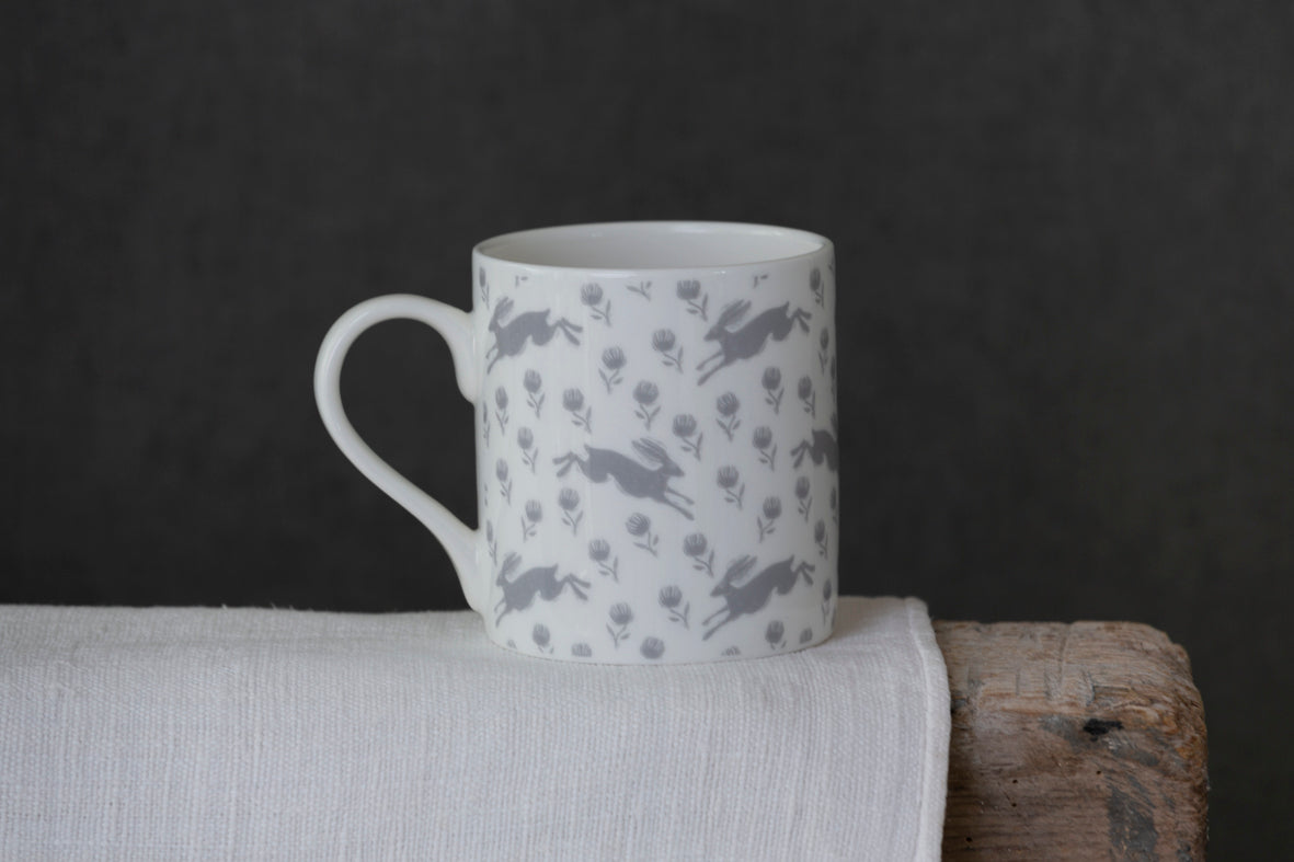 Sam Wilson Running Hare Small Pattern Mug