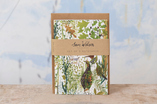 Sam Wilson Pheasant & Deer Notecard Set