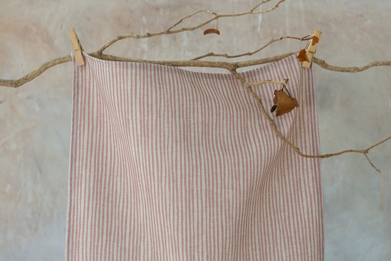 Sam Wilson Pink Stripe Tea Towel