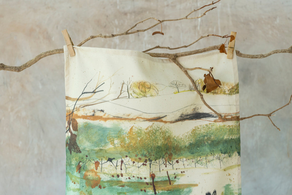 Sam Wilson Heathland Tea Towel