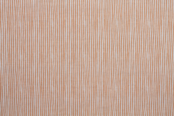 Sam Wilson Stripe - Copper Linen Fabric