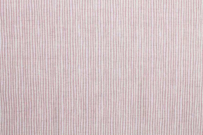 Sam Wilson Stripe - Dusty Pink Linen Fabric