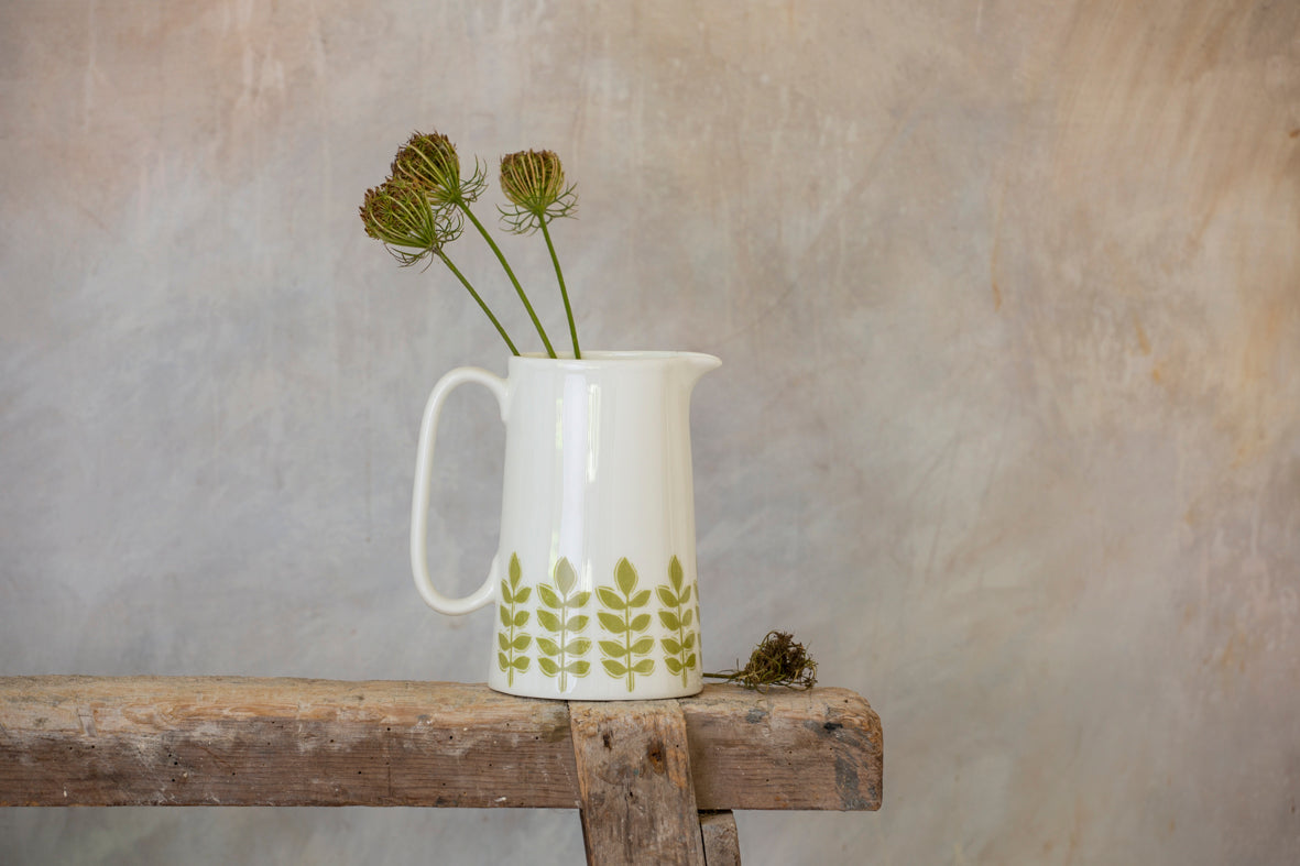 Sam Wilson Green Leaf Jug